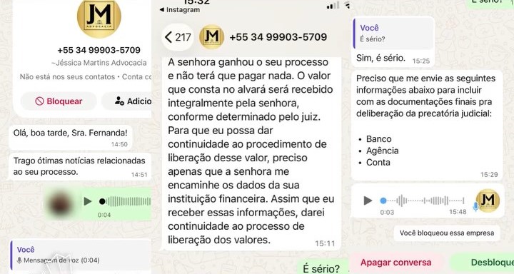 Criminosos clonam voz de advogada de Patos de Minas com inteligência artificial para aplicar golpes